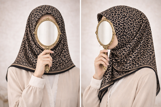 Picasso Handgenähtes Digital Soft Pamuk – Kopftuch