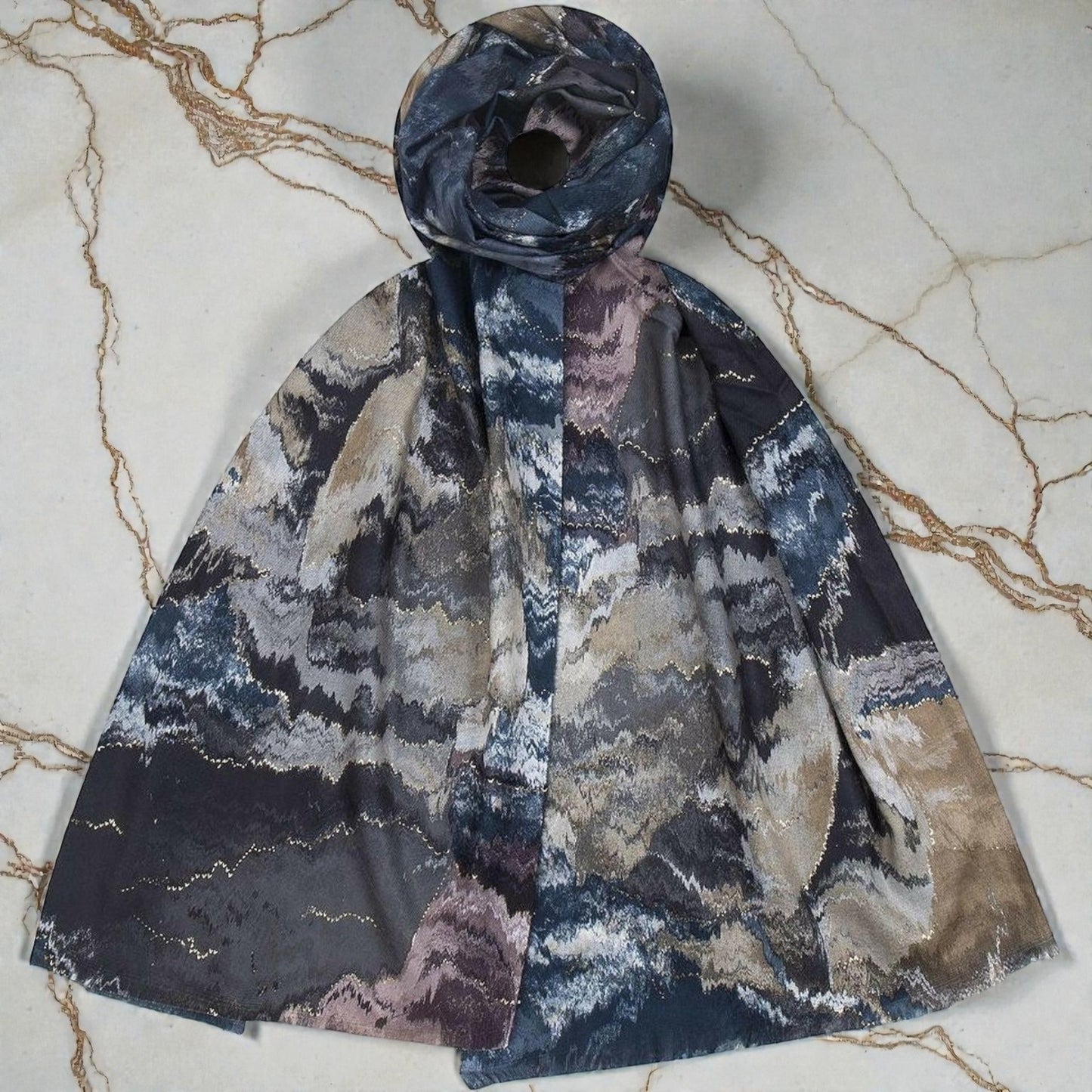 Winter Sjaal in Kasjmier-look