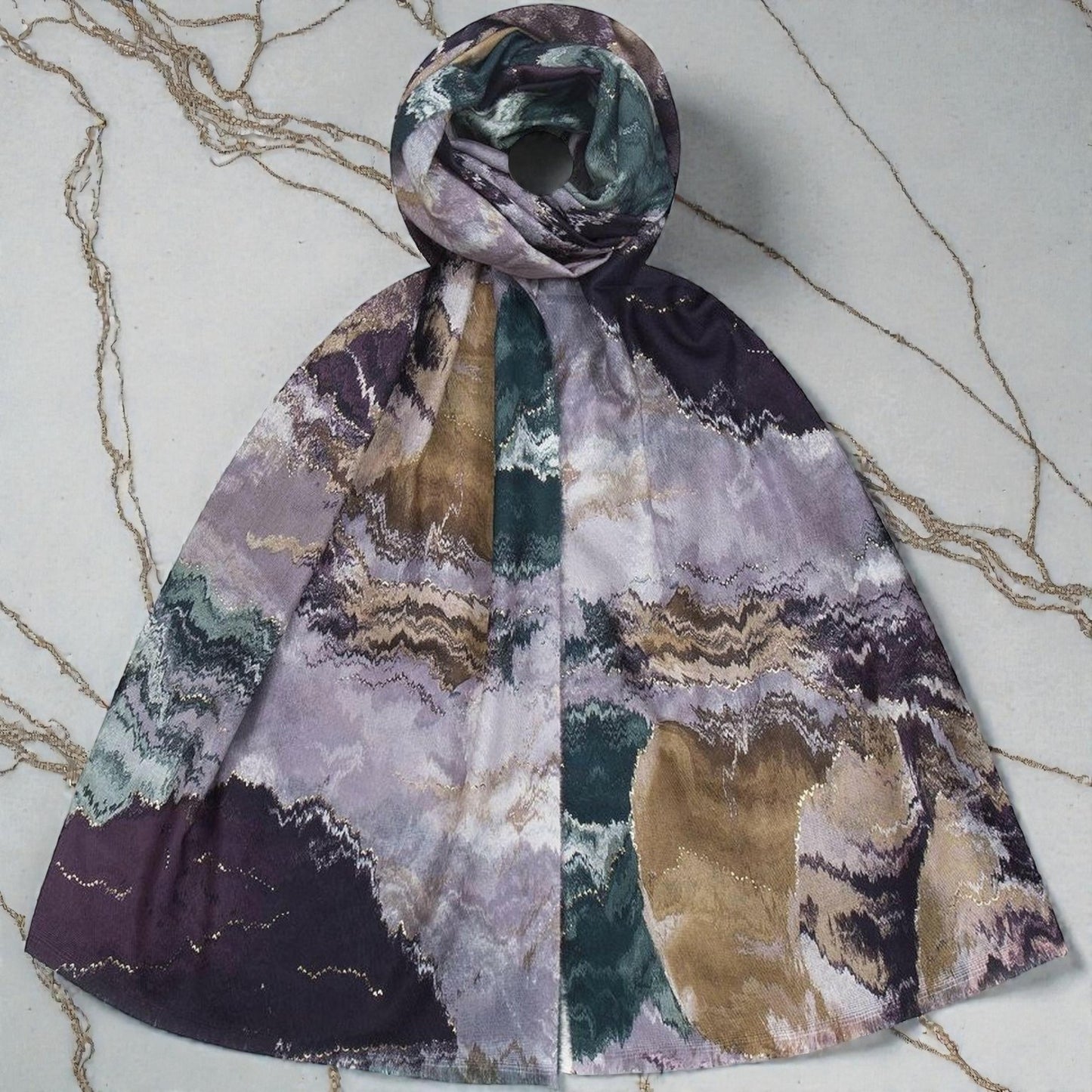 Winter Sjaal in Kasjmier-look