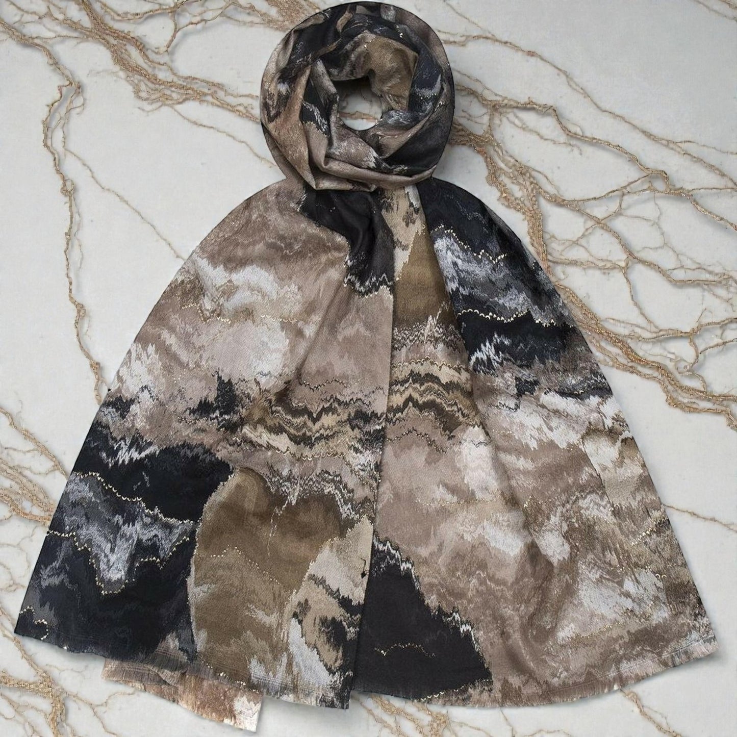 Winter Sjaal in Kasjmier-look