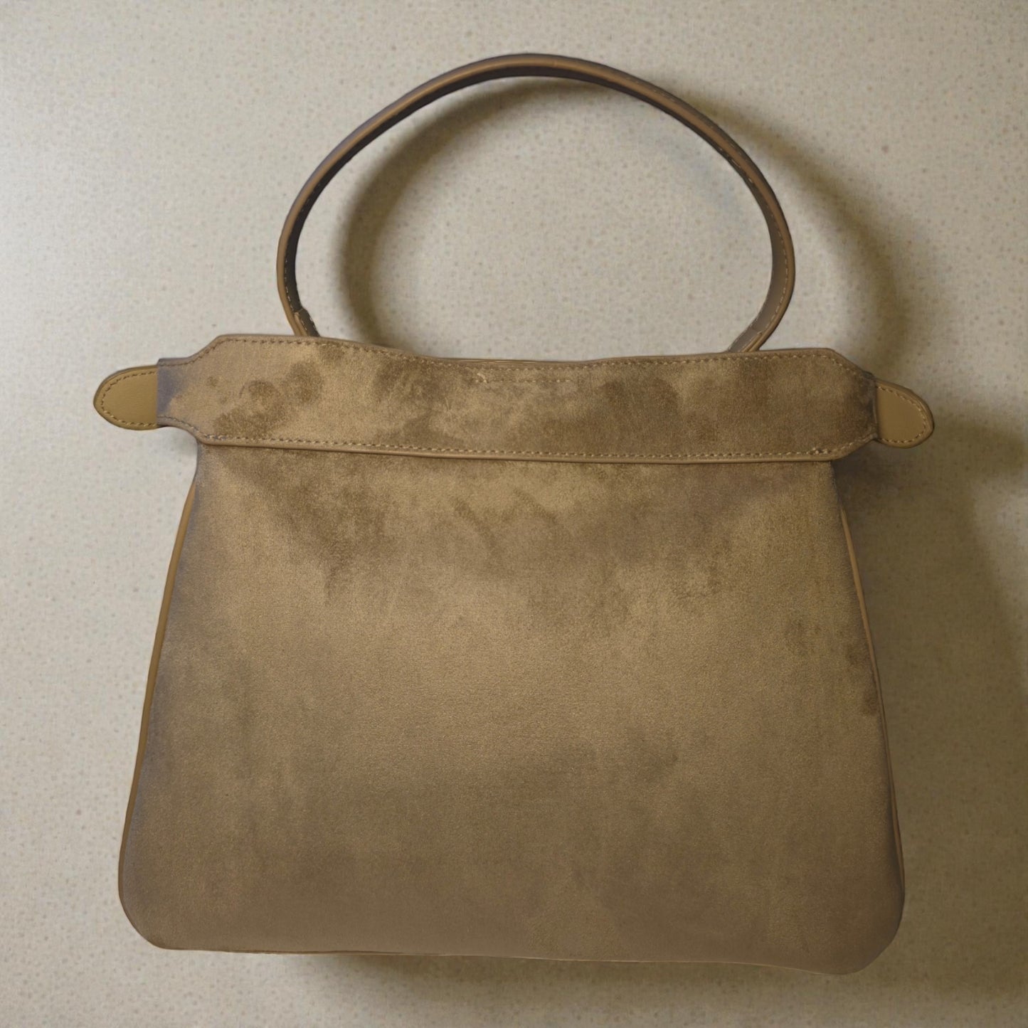 Kassandra – Elegante Handtas van Stof en Kunstleer