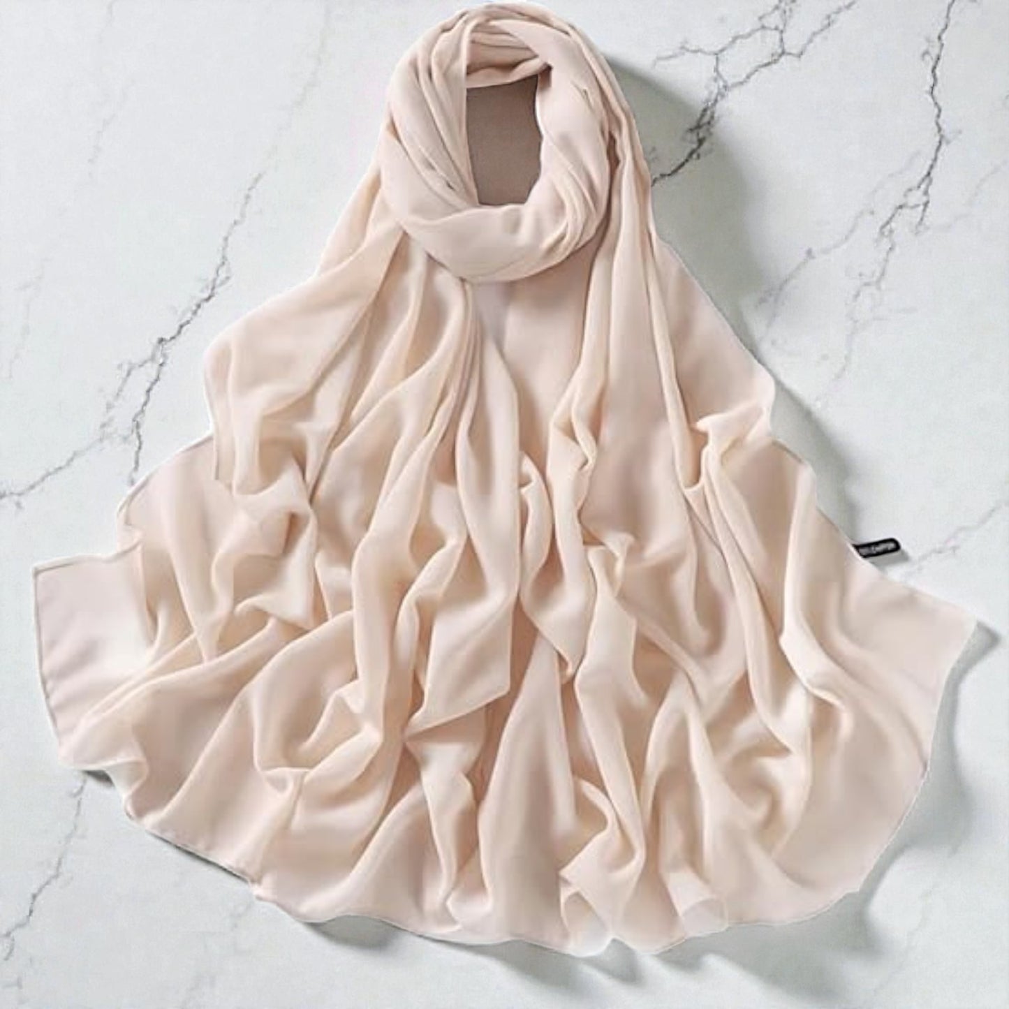 Crepe Hijab met Zijde-Effect